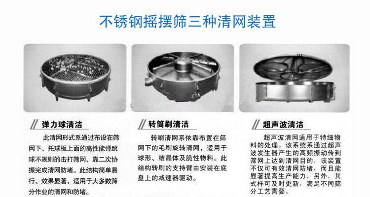 不銹鋼搖擺篩優(yōu)勢(shì)